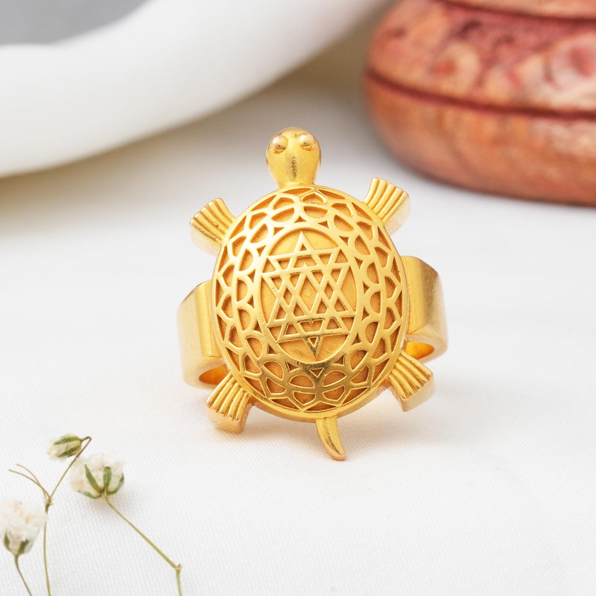 Golden Tortoice Ring