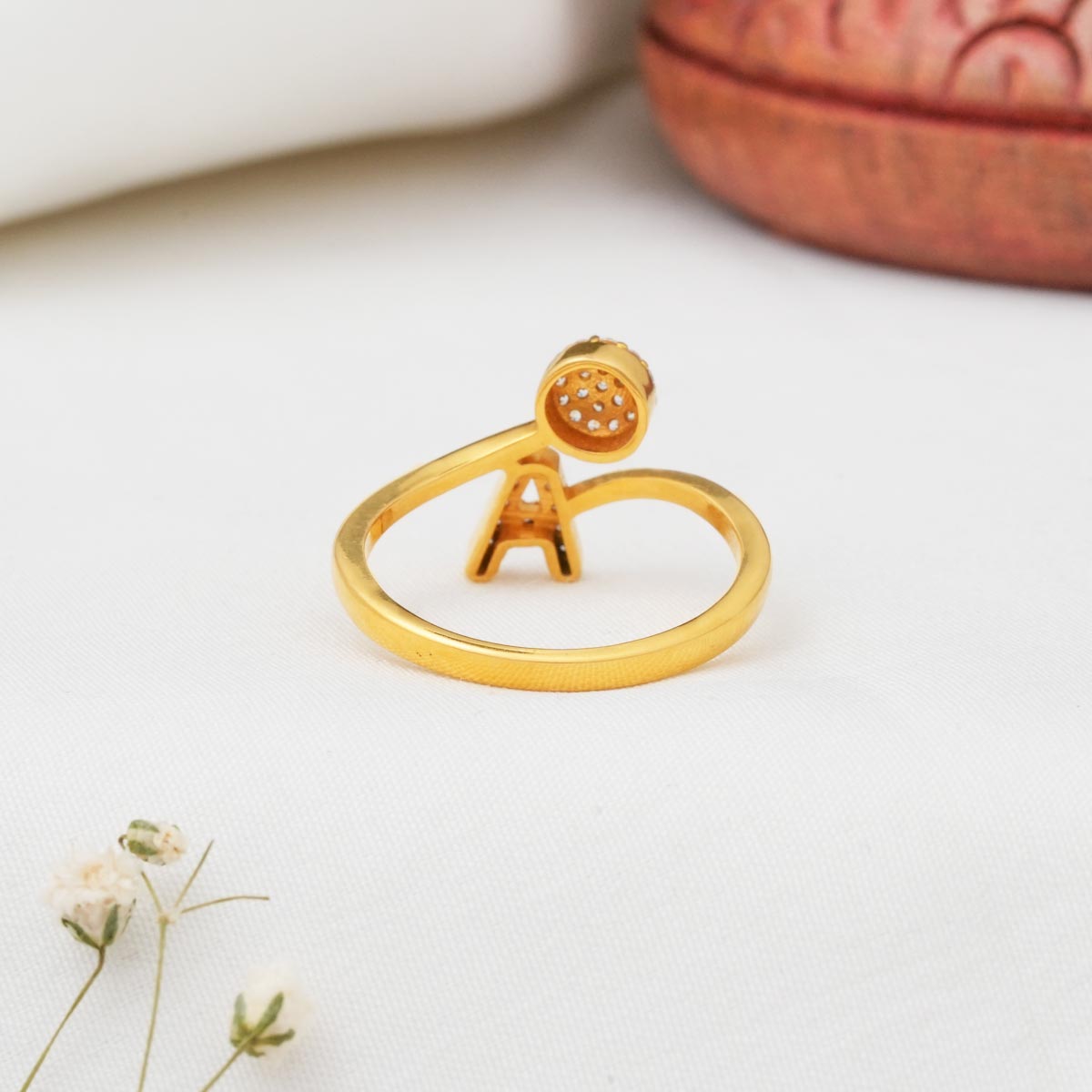Letter "A" Ring