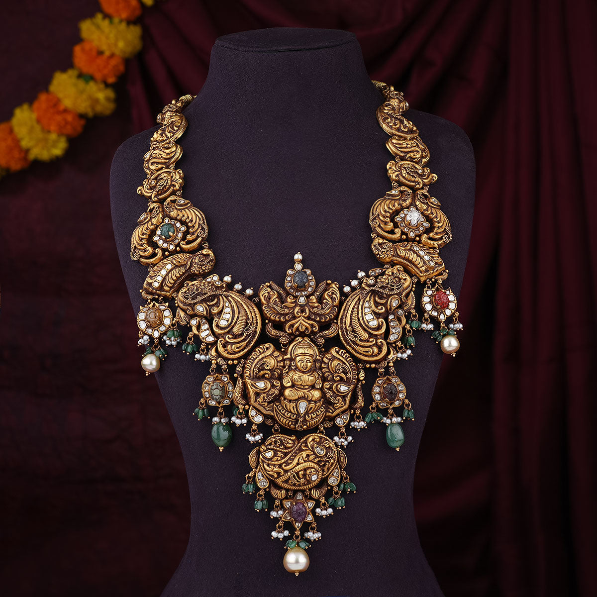 Antique Statement Long Necklace