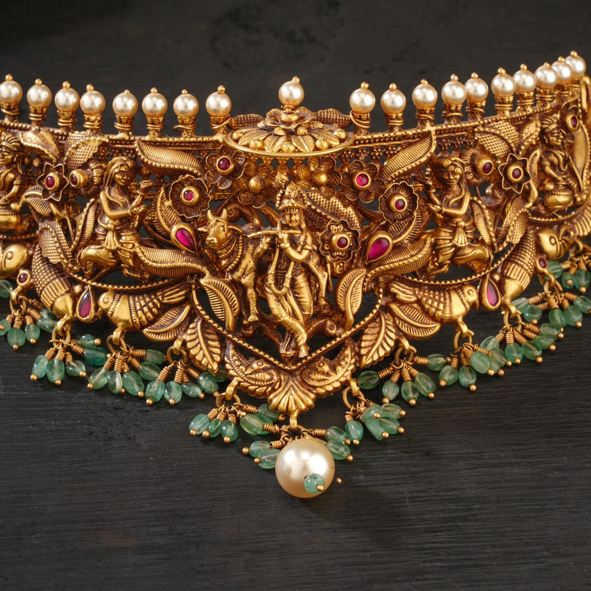 Aaradhini Antique Choker