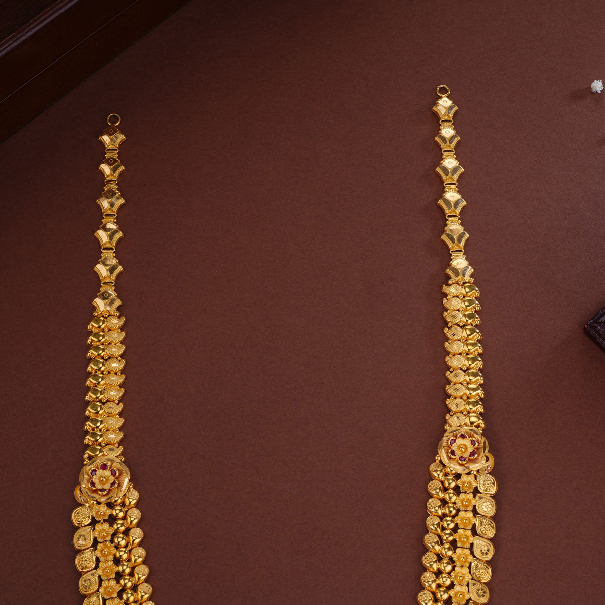 Sitting Lakshmi Long Necklace