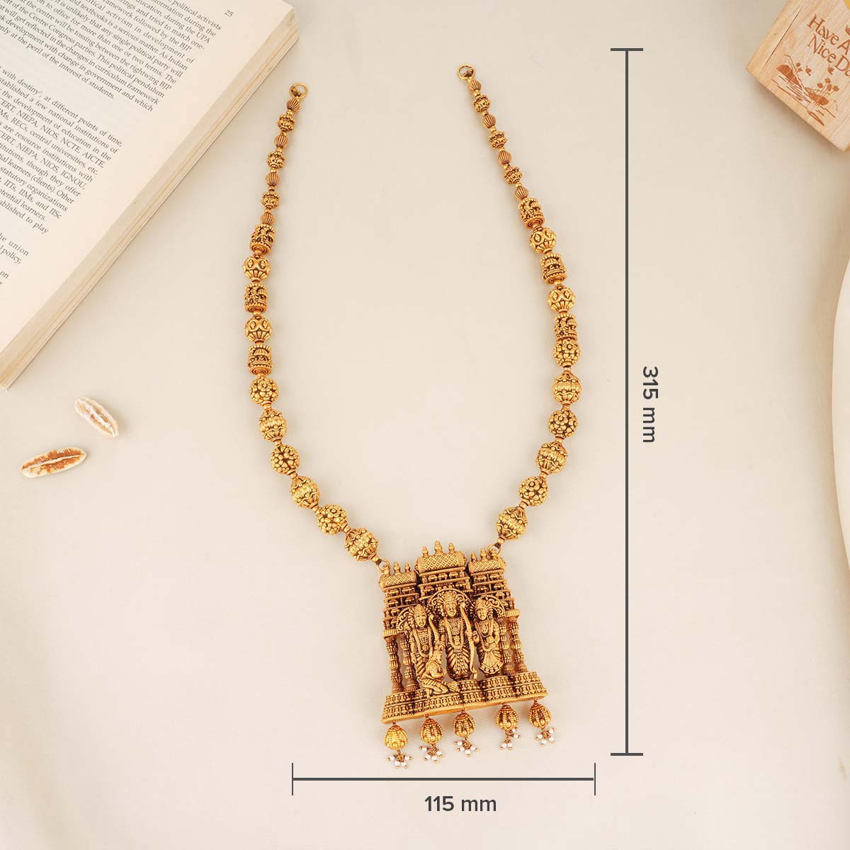 Goddess Ram Sita Long Necklace
