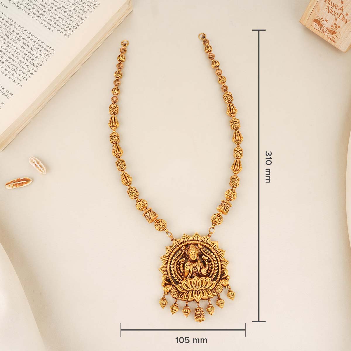 Gorgeous Lakshmi Long Necklace