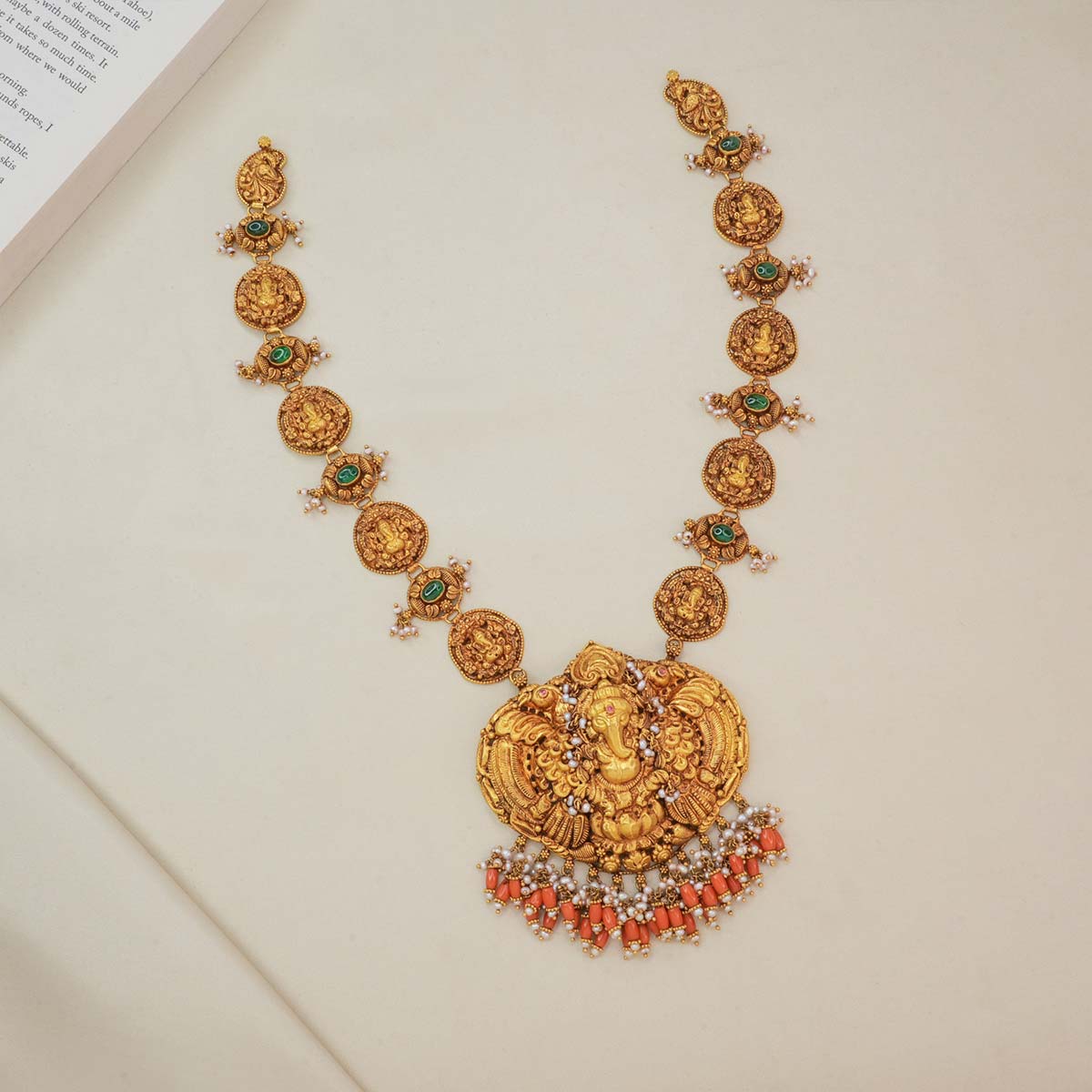 Lord Vinayaga Long Necklace