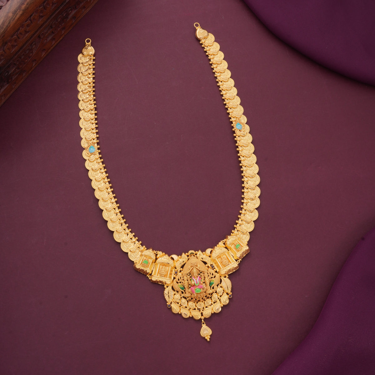 Lakshmi Devi Short & Long Necklace