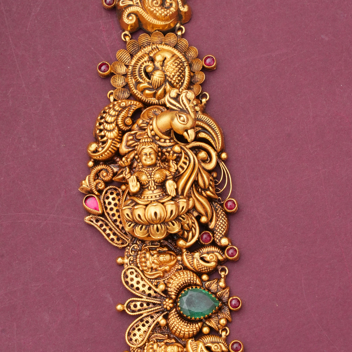 Charming Antique Long Kaasu Maalai Necklace