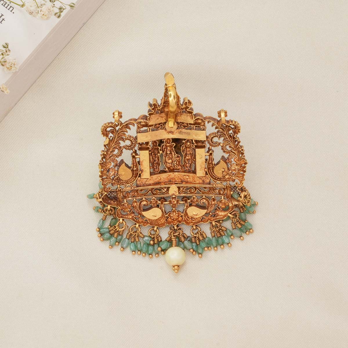 Temple Glow Antique Pendant