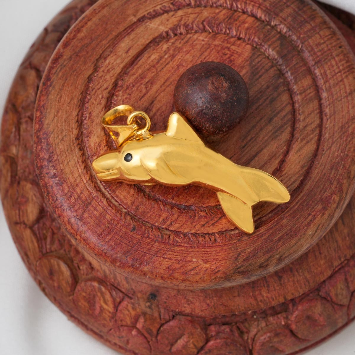 Golden Dolphin Pendant