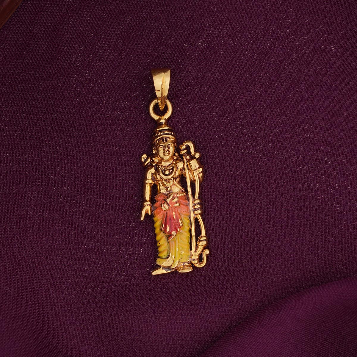 Shri Ramar Gold Pendant