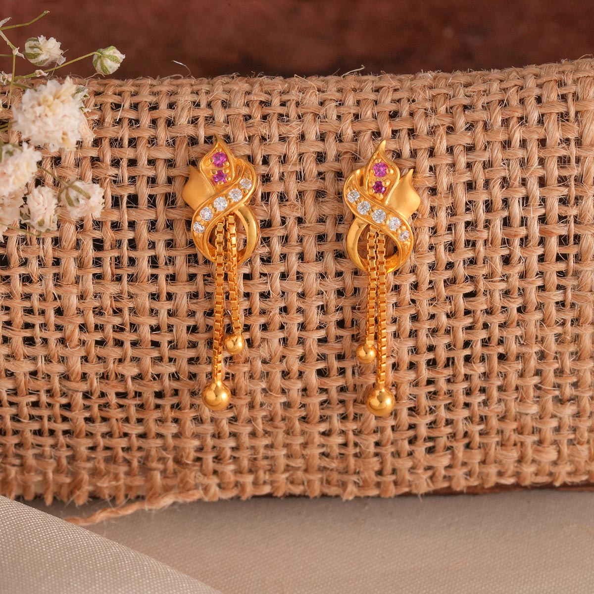 Glitz Long Earrings