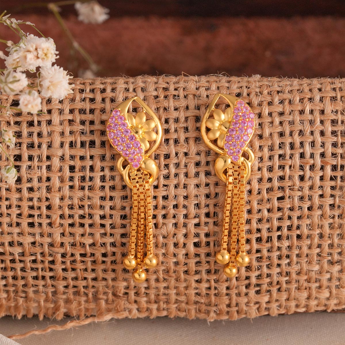 Trendy Look Long Earrings