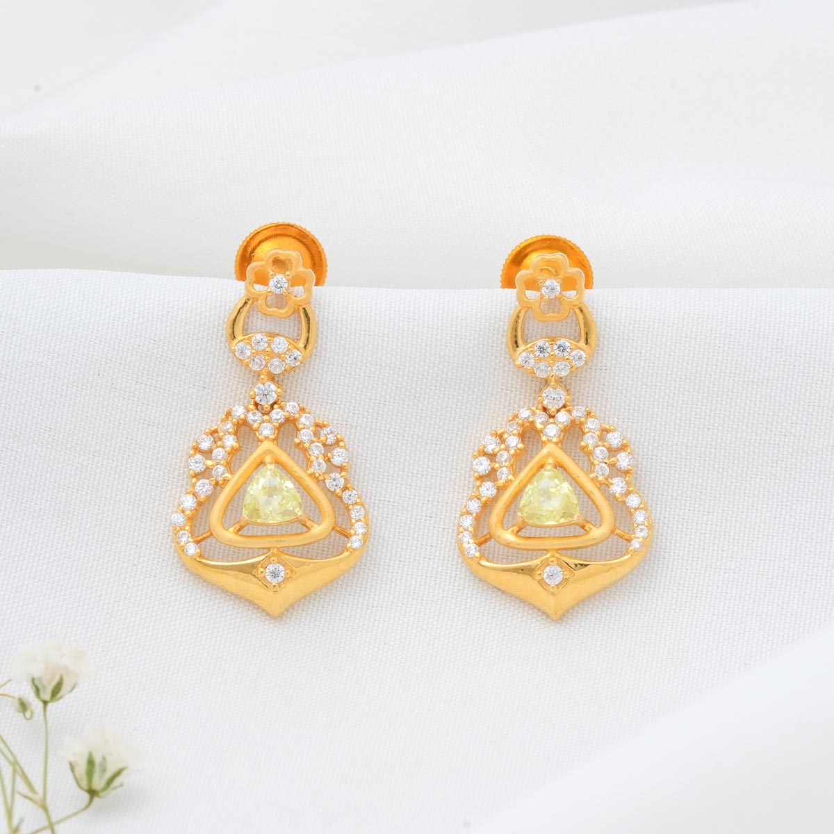 Sparkling Long Earrings