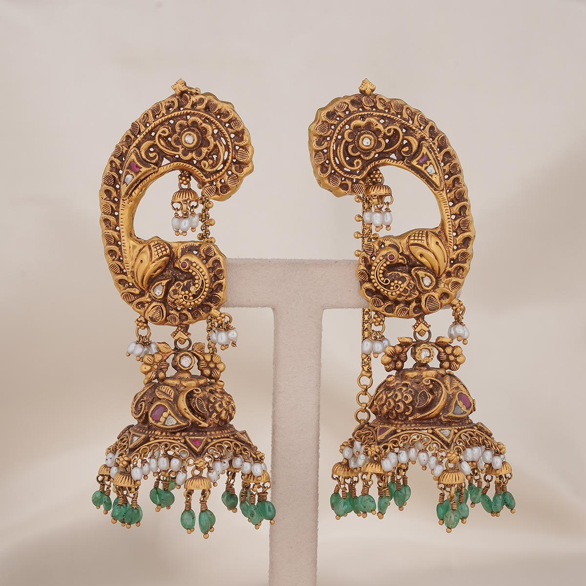 Traditional Jhumka With Earcuff