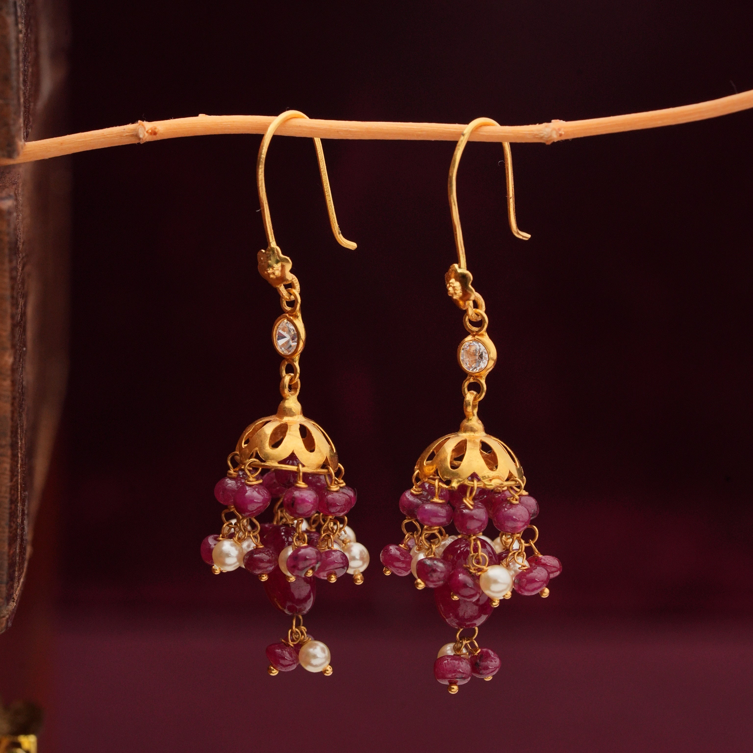 Glowing Hook Drops Earrings