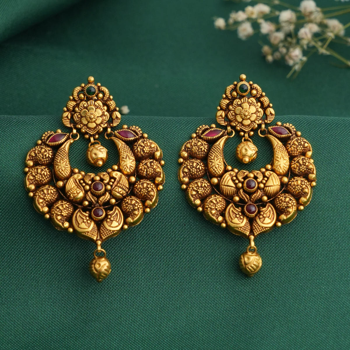 Heritage Antique Chandhubaali Earrings