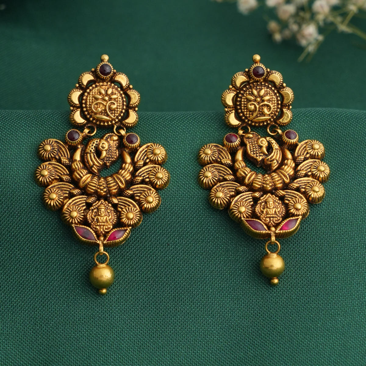 Sharikha Antique Chandhubaali Earrings