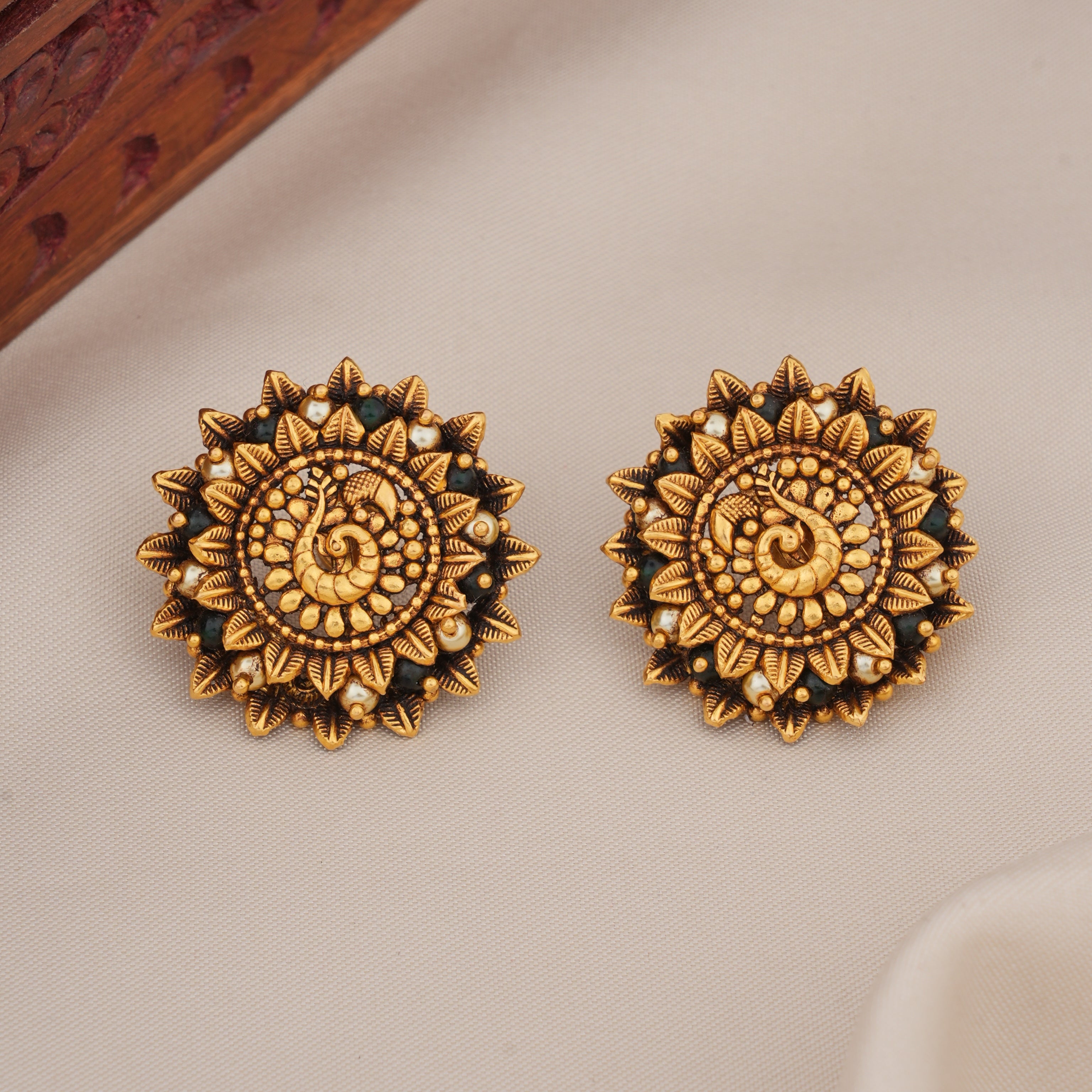 Exquisite Antique Studs
