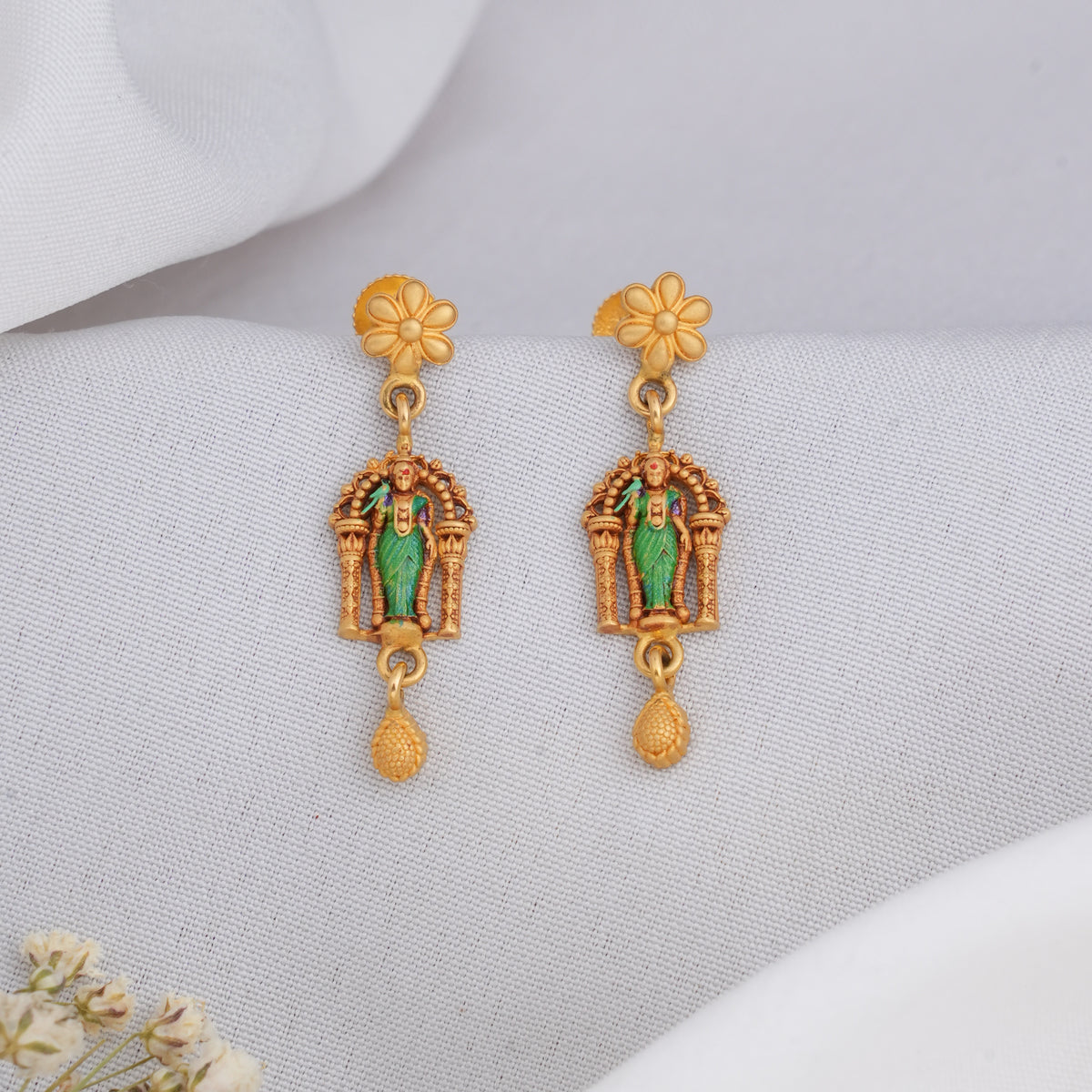 Enhancing Charm Drops Earrings