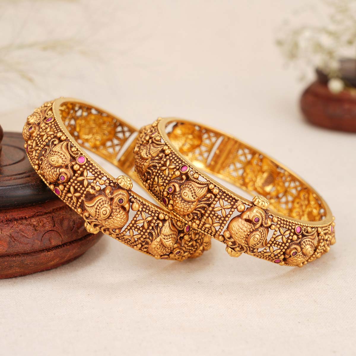 Dazzle Antique Bangles
