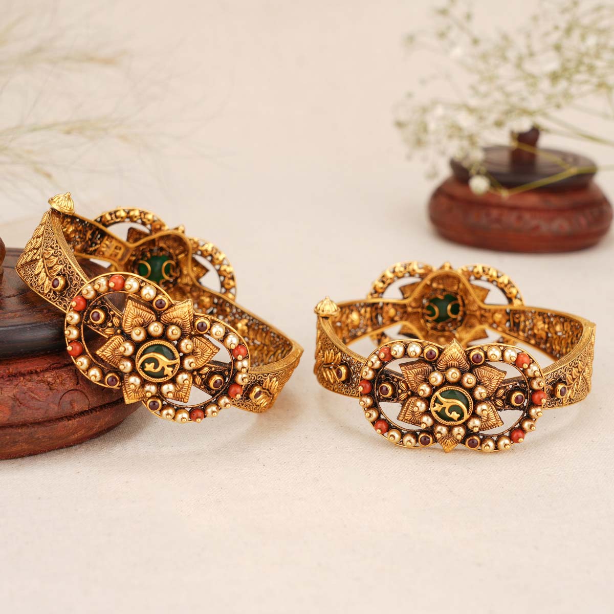 Aathesha Antique Bangles