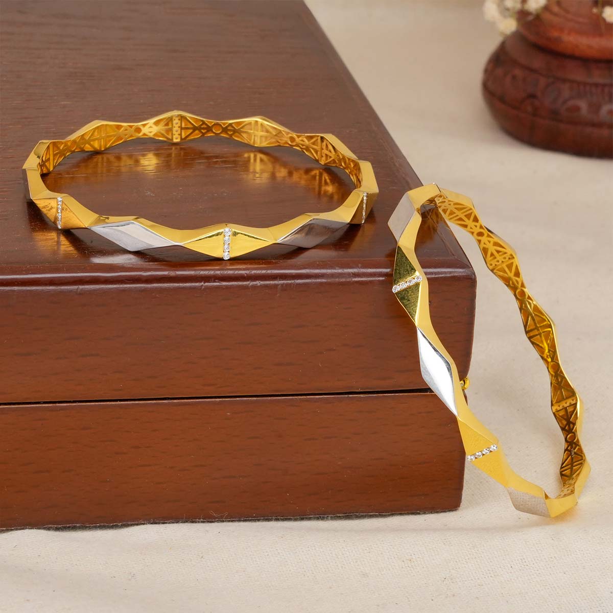 Sparkling Pair Bangles