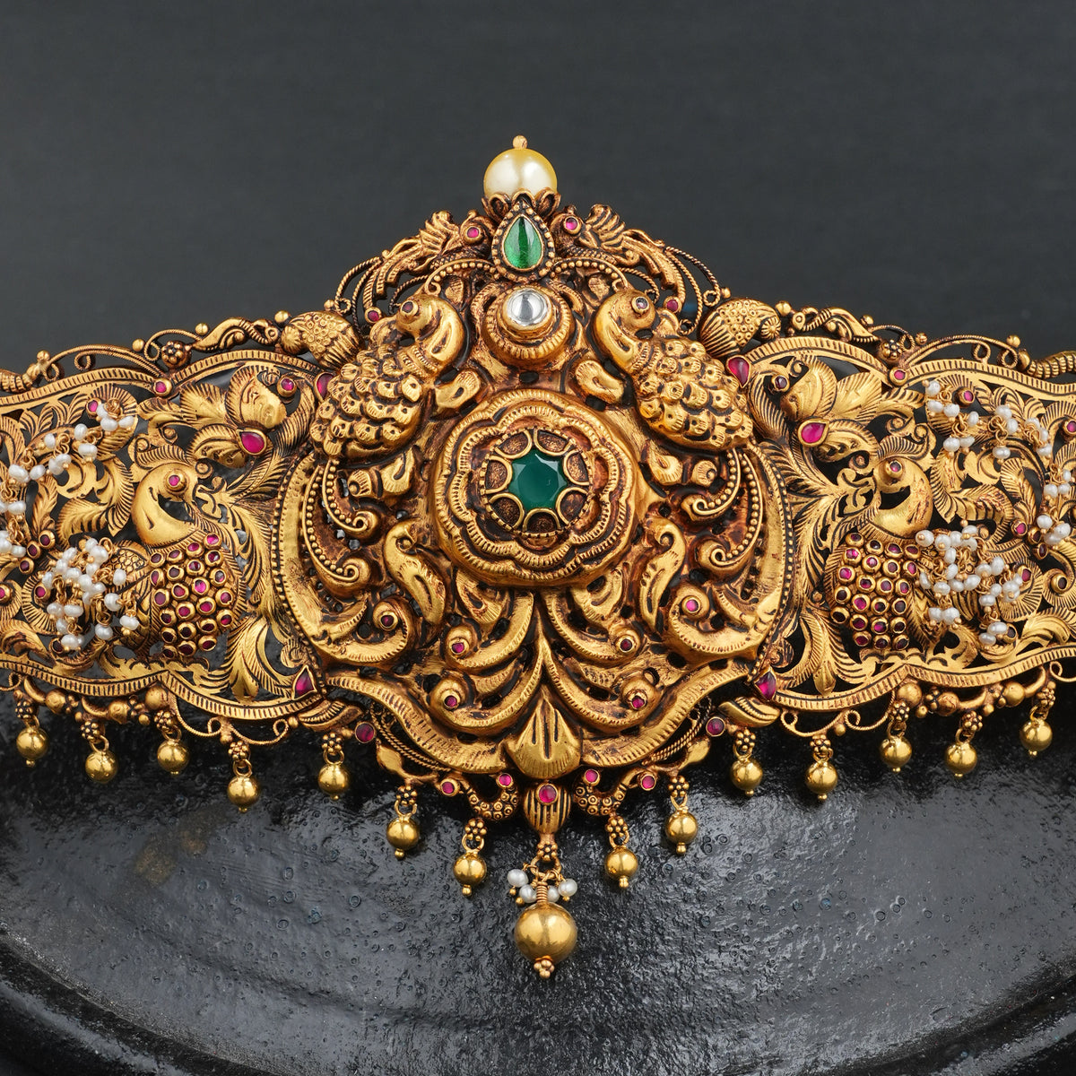 Graceful Deep Nagas Antique Oddiyanam