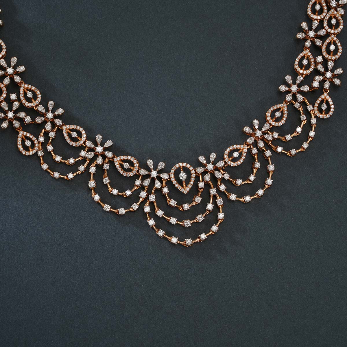 Shakshikha Diamond Short Necklace