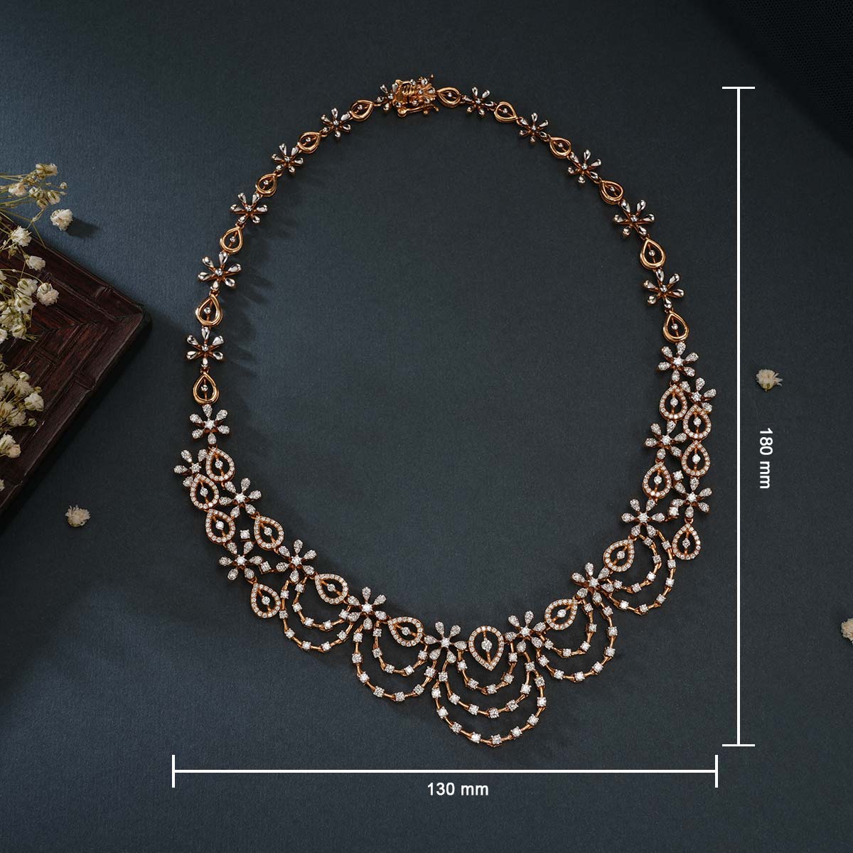 Shakshikha Diamond Short Necklace