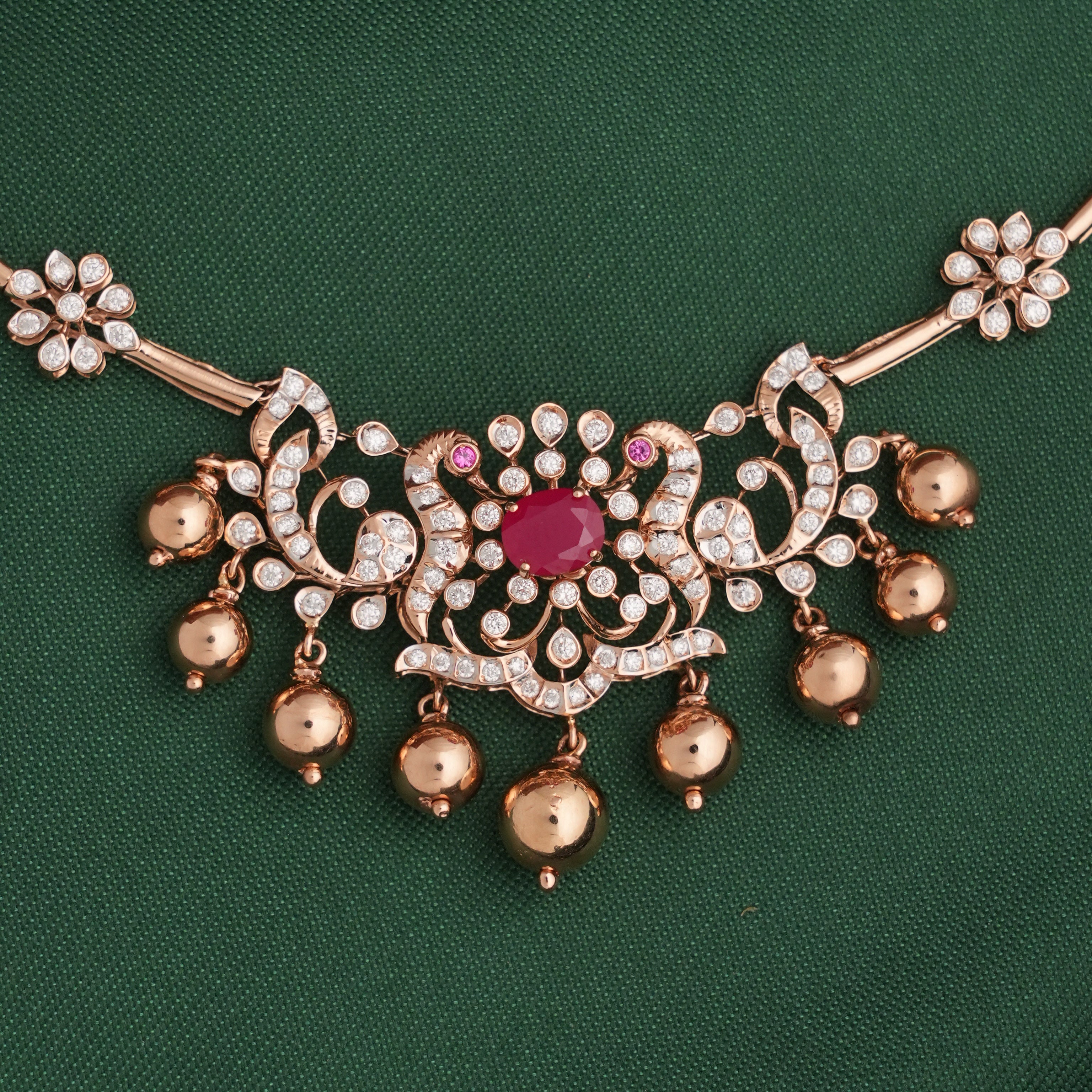 Stunning Diamond Short Necklace