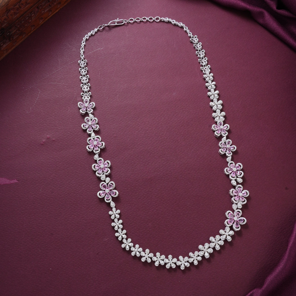 Amazing Diamond Long Necklace