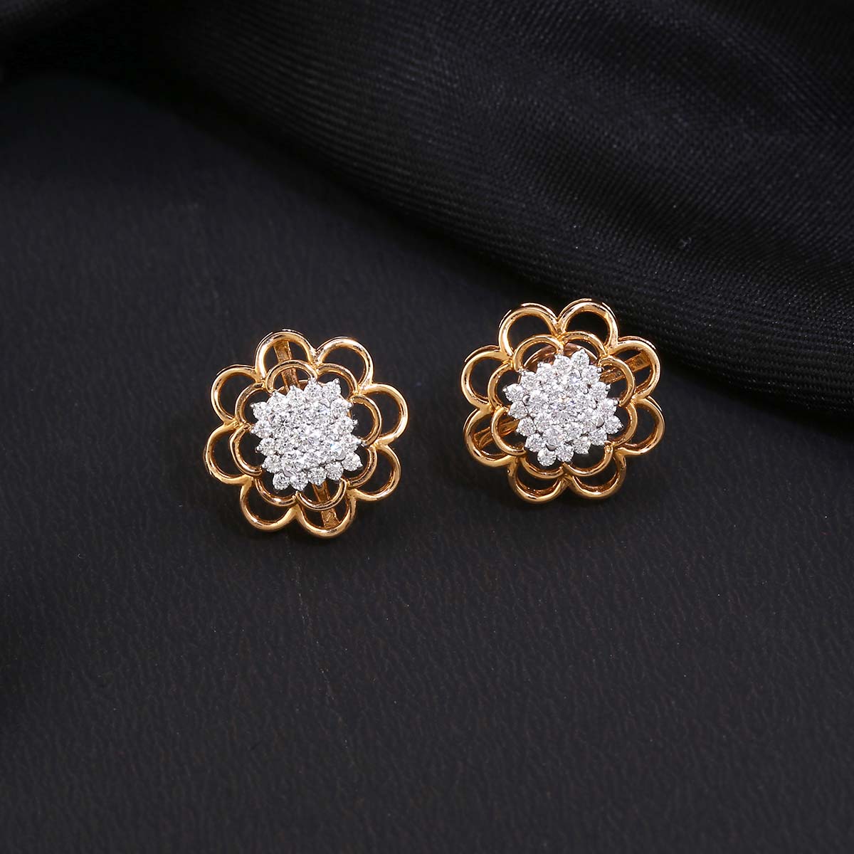 Floweret Diamond Studs