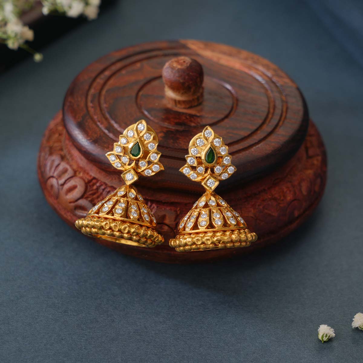 Sparkler Diamond Jhumkas