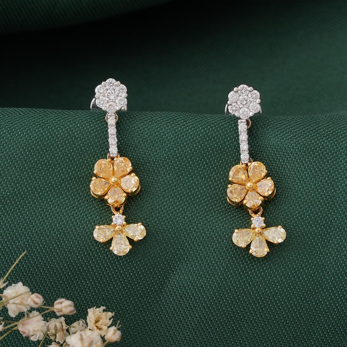 Admiring Diamond Long Earrings