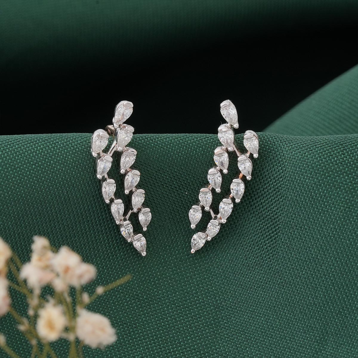 Chic & Trendy Diamond Long Earrings