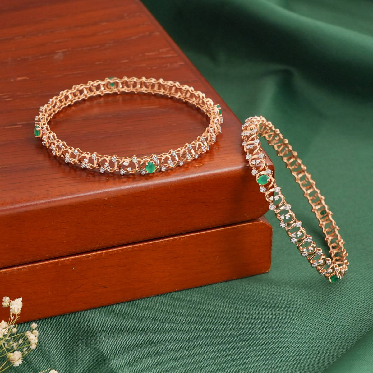 Dazzling Diamond Bangles