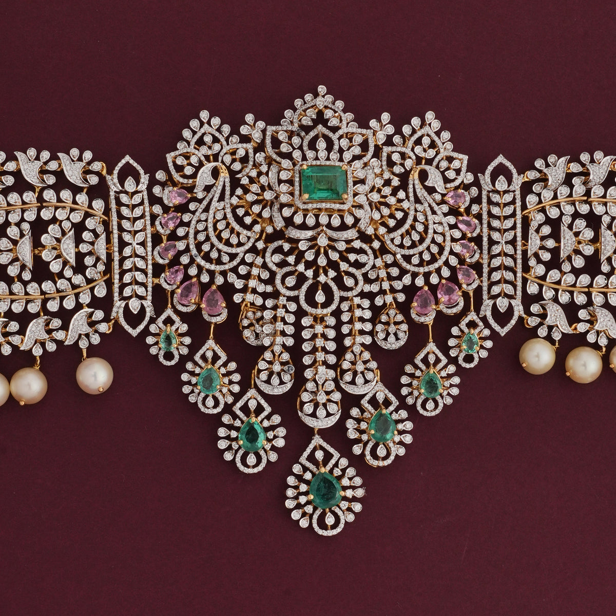 Grand Bridal Diamond Oddiyanam