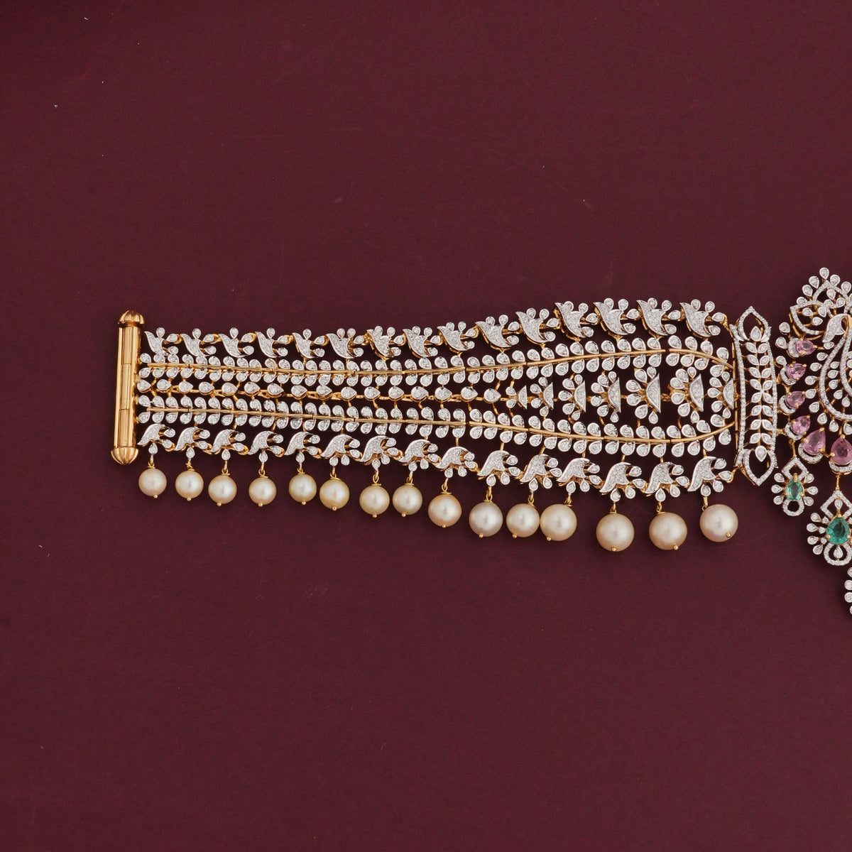 Grand Bridal Diamond Oddiyanam