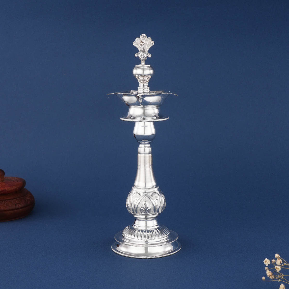 Blessings of Light Silver Lamp