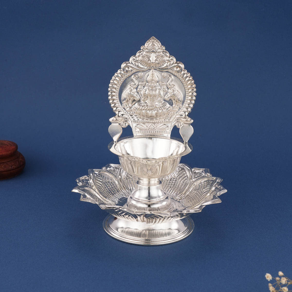 Shimmer Deepam Silver Lamp