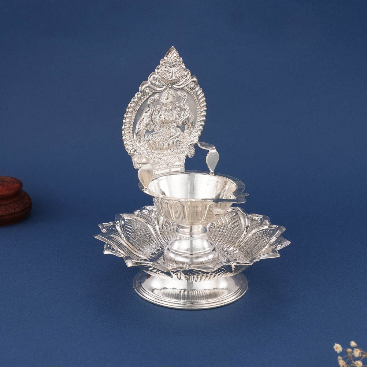Shimmer Deepam Silver Lamp