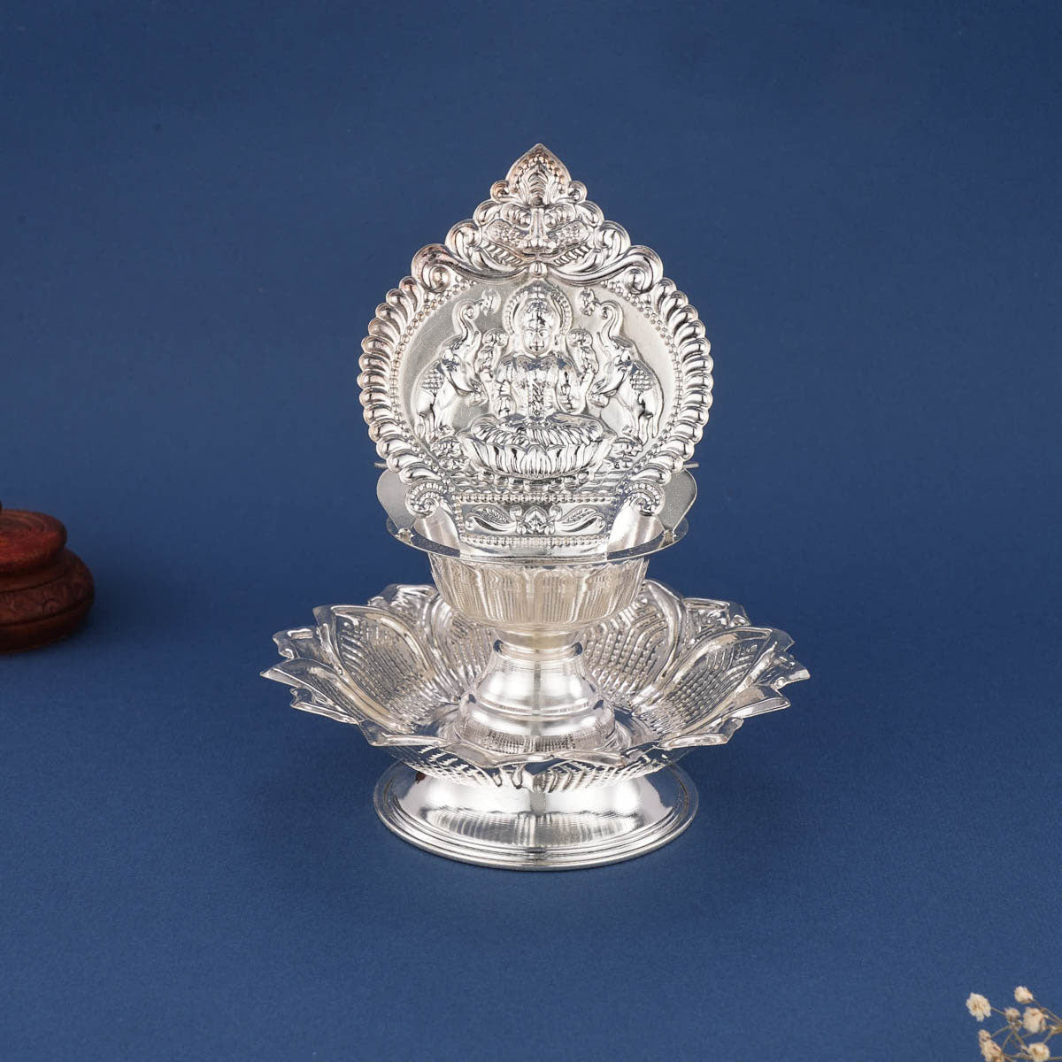 Shimmer Deepam Silver Lamp