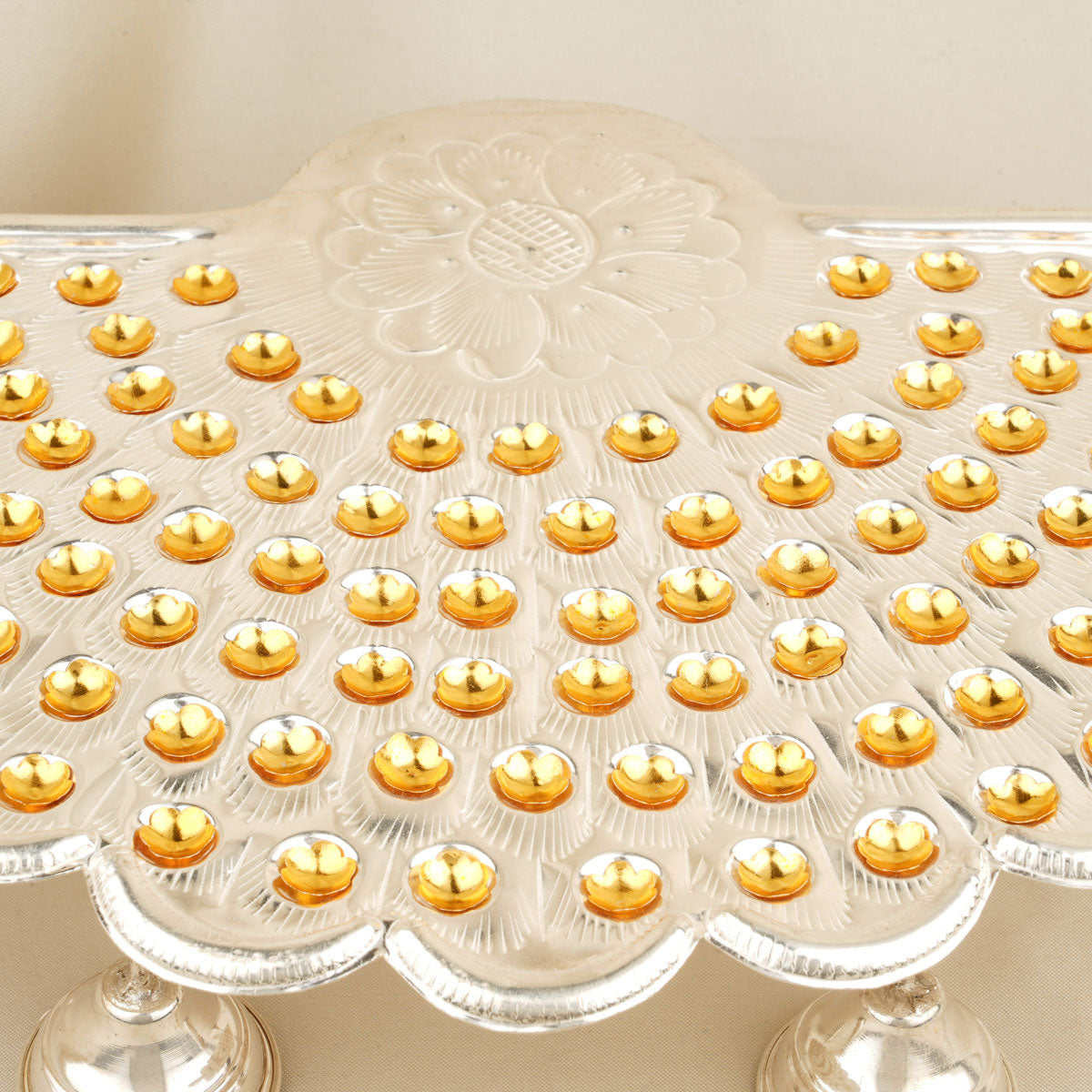 Silver Flower Stand