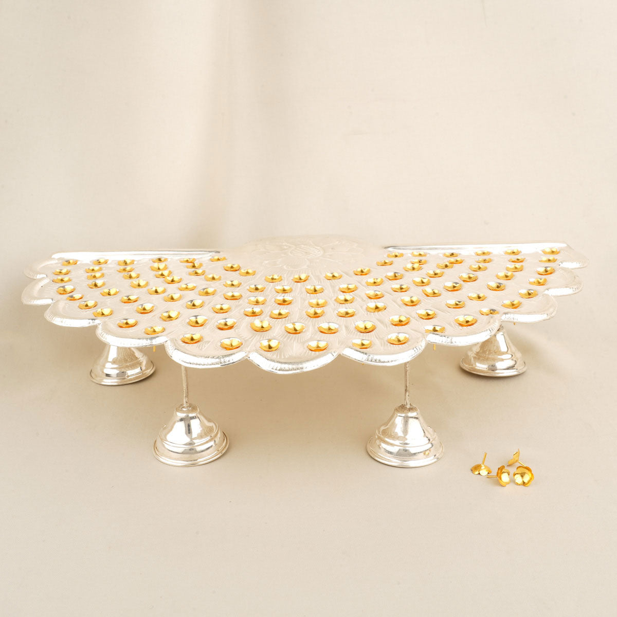 Silver Flower Stand
