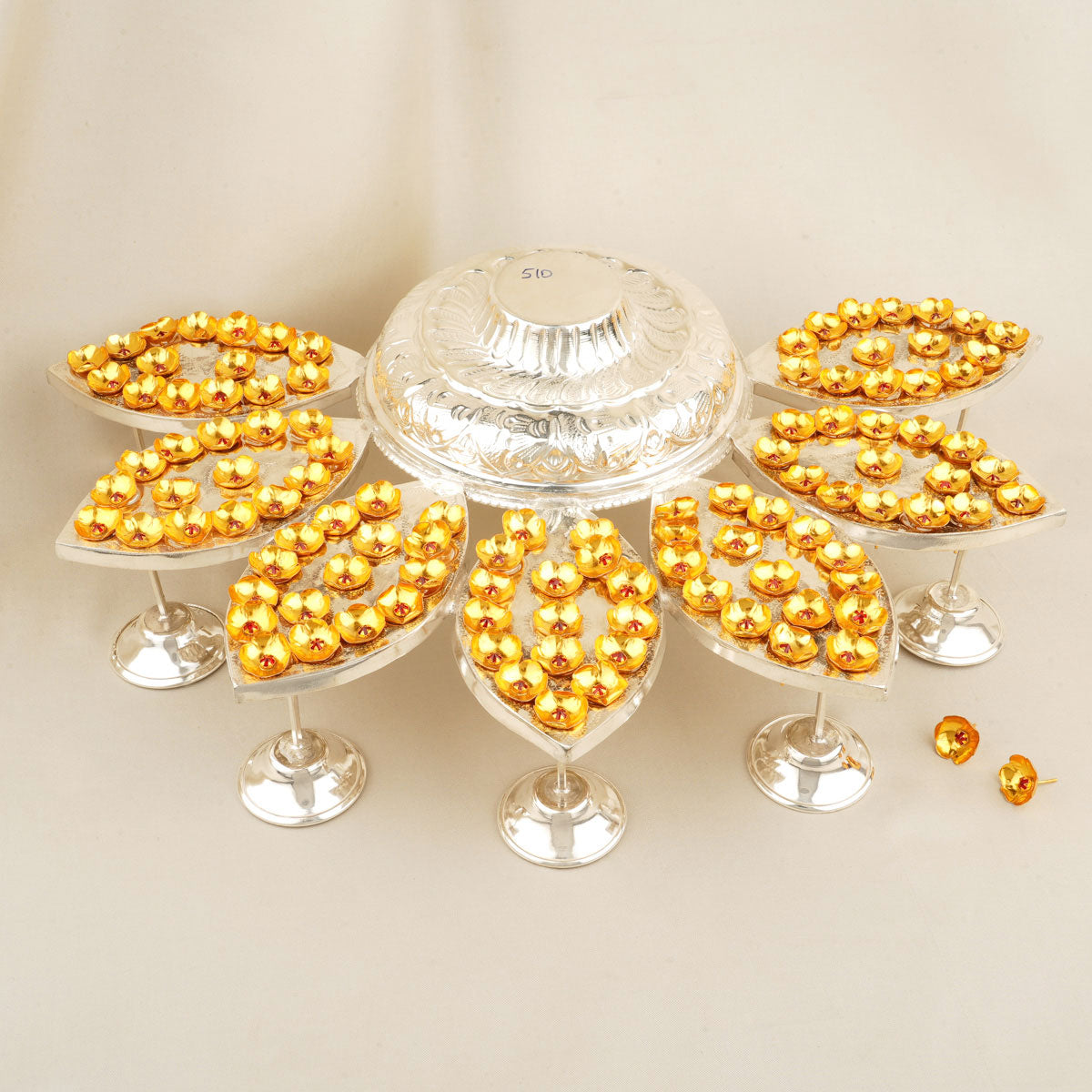 Silver Flower Stand