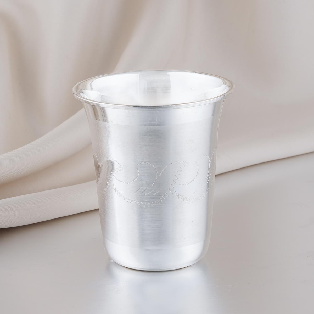 Elegant Silver Tumbler