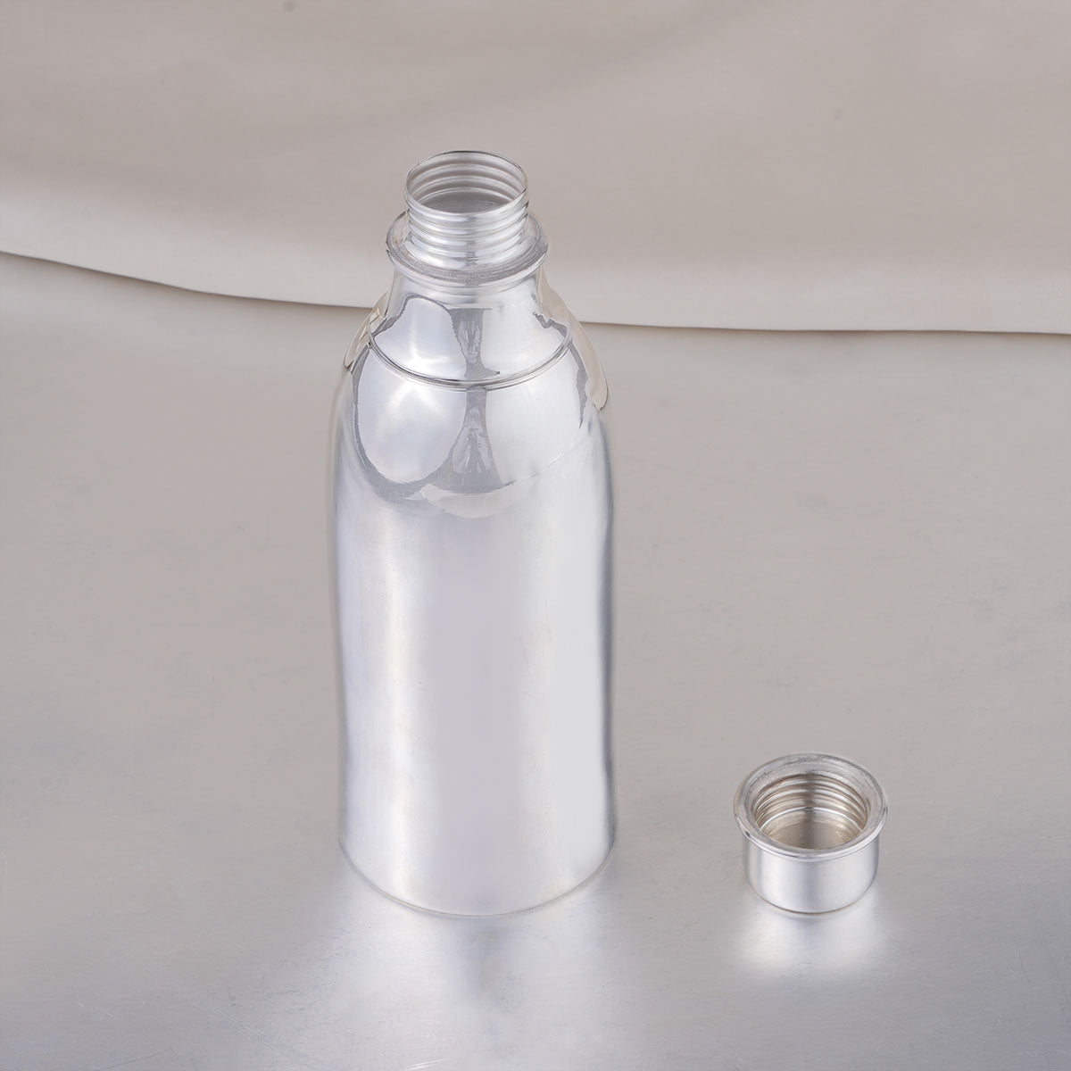 Silver Plain Water Bottle