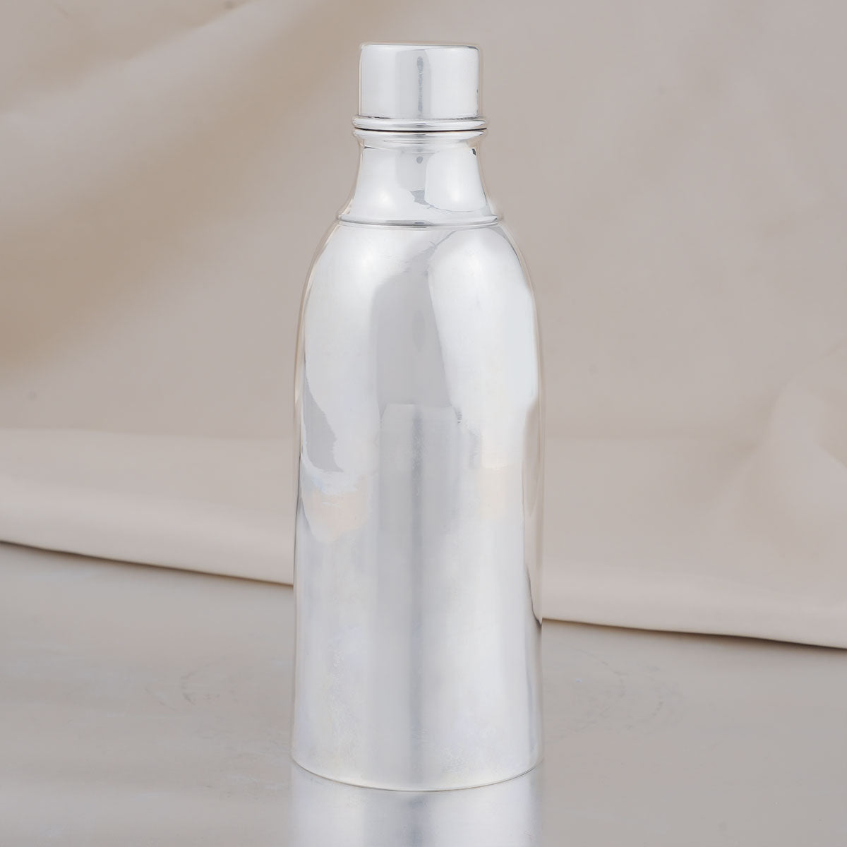 Silver Plain Water Bottle