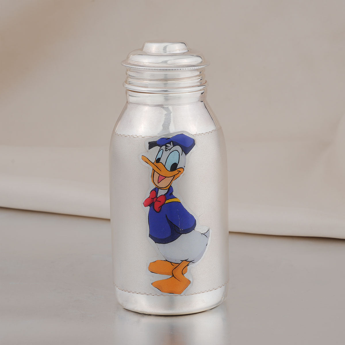 Silver Feeding Bottle
