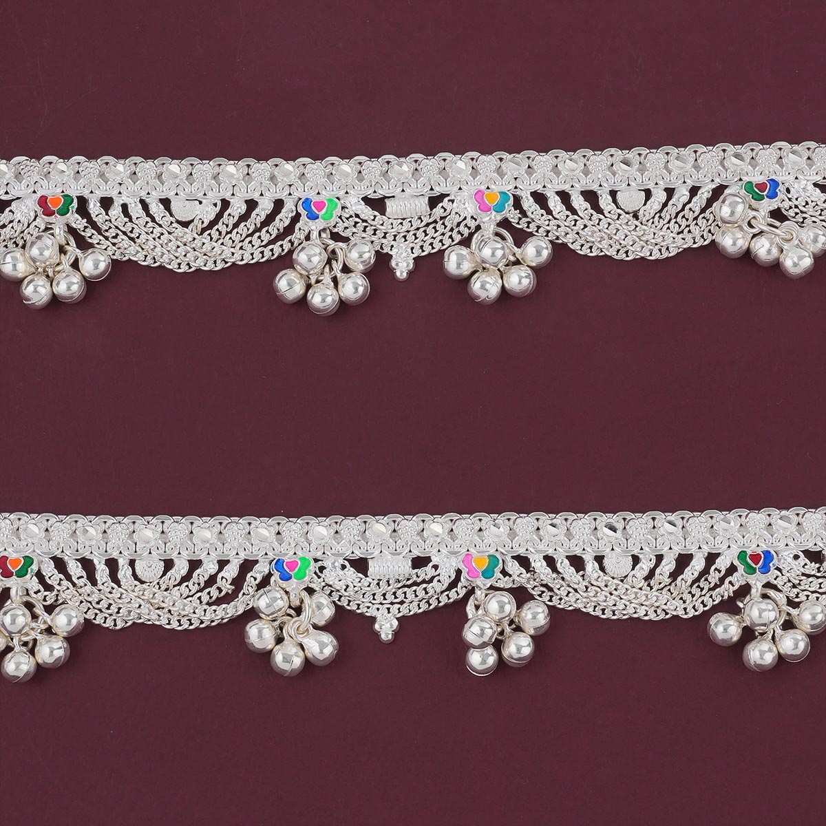 Captivating Silver Anklet