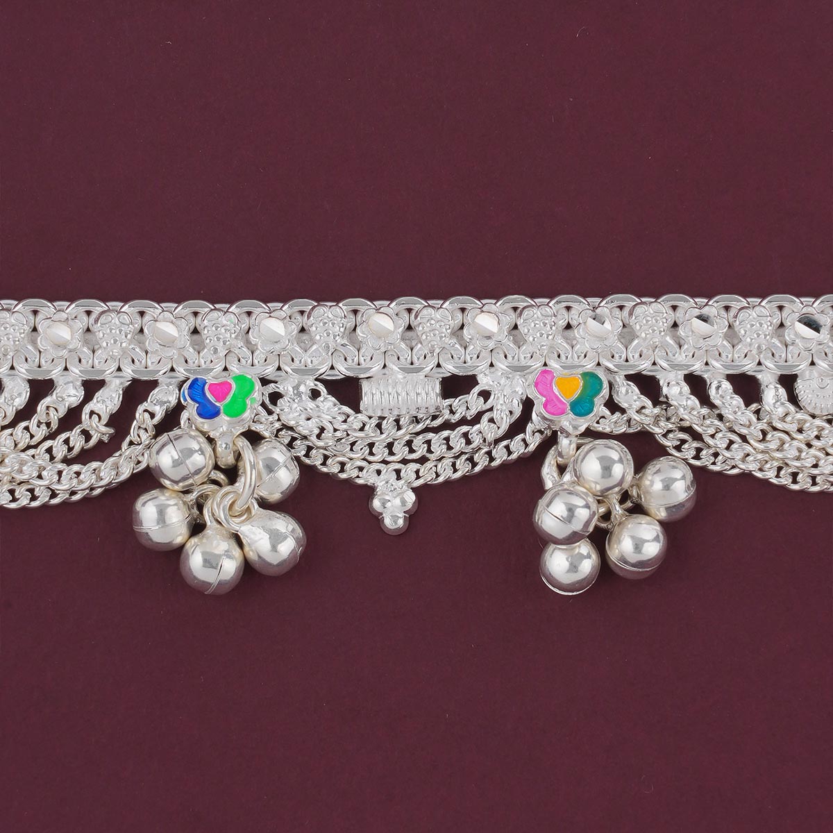 Captivating Silver Anklet